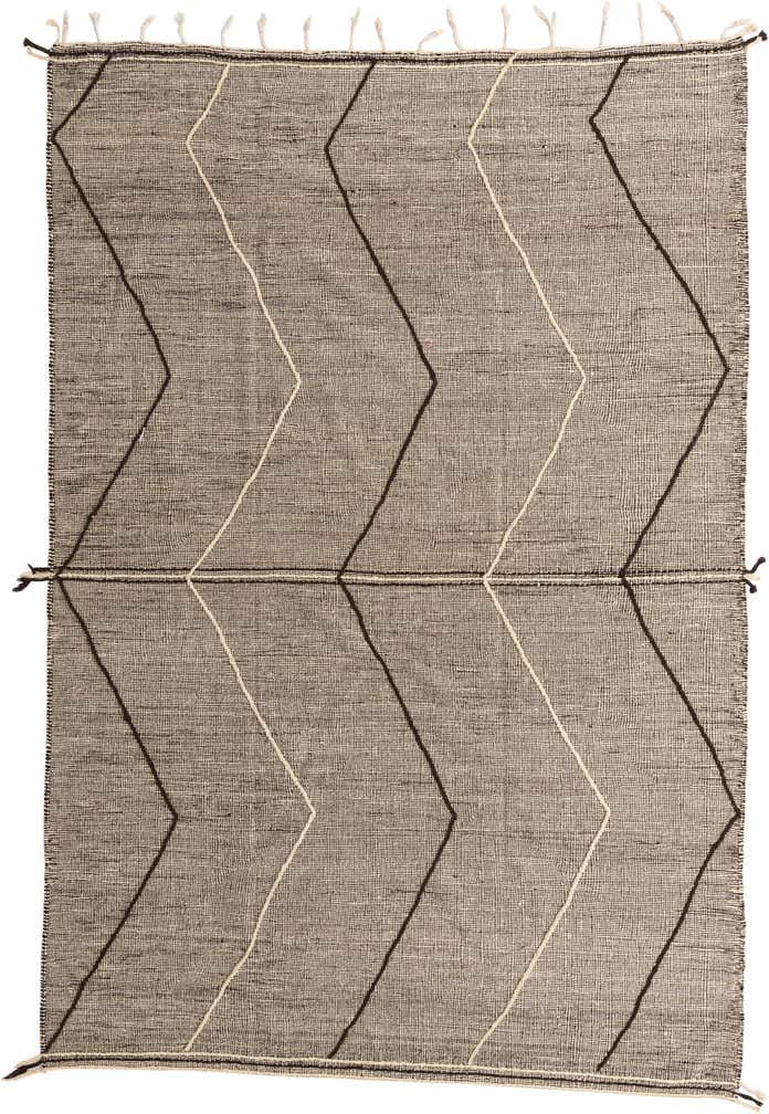 9' 2 x 13' 7 Hand Knotted Moroccan Wool Rug