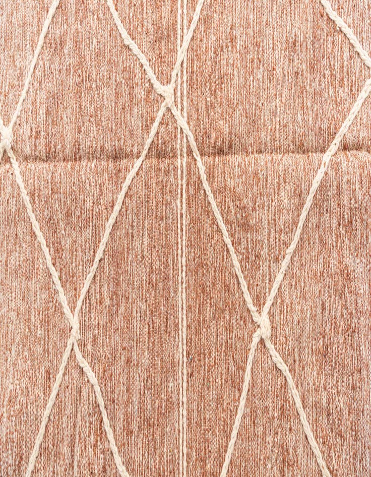 Detail image of 6' 2 x 9' 9  Hand Knotted Moroccan Wool Rug