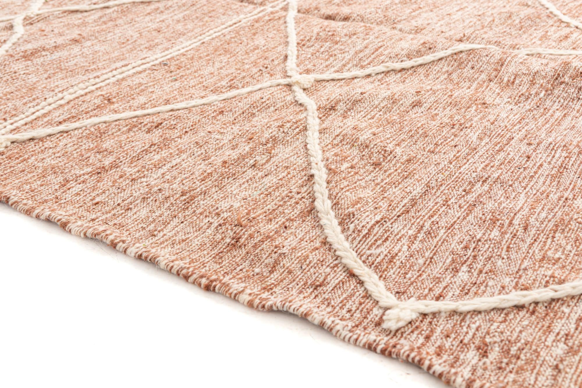 6' 2 x 9' 9 Hand Knotted Moroccan Wool Rug
