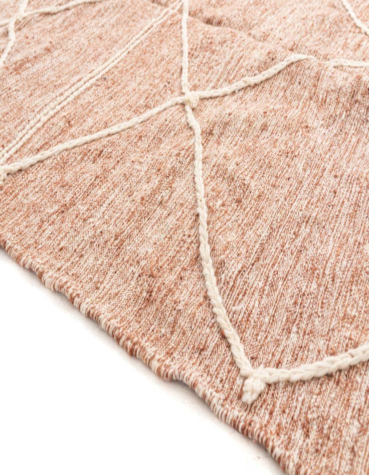 Detail image of 6' 2 x 9' 9  Hand Knotted Moroccan Wool Rug