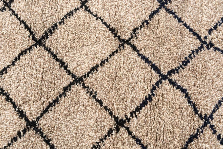 Detail image of 5' 3 x 8' Hand Knotted Moroccan Wool Rug
