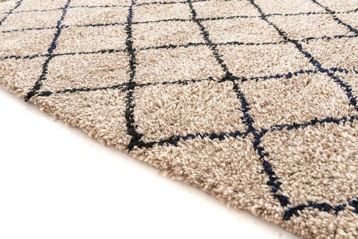 Detail image of 5' 3 x 8' Hand Knotted Moroccan Wool Rug