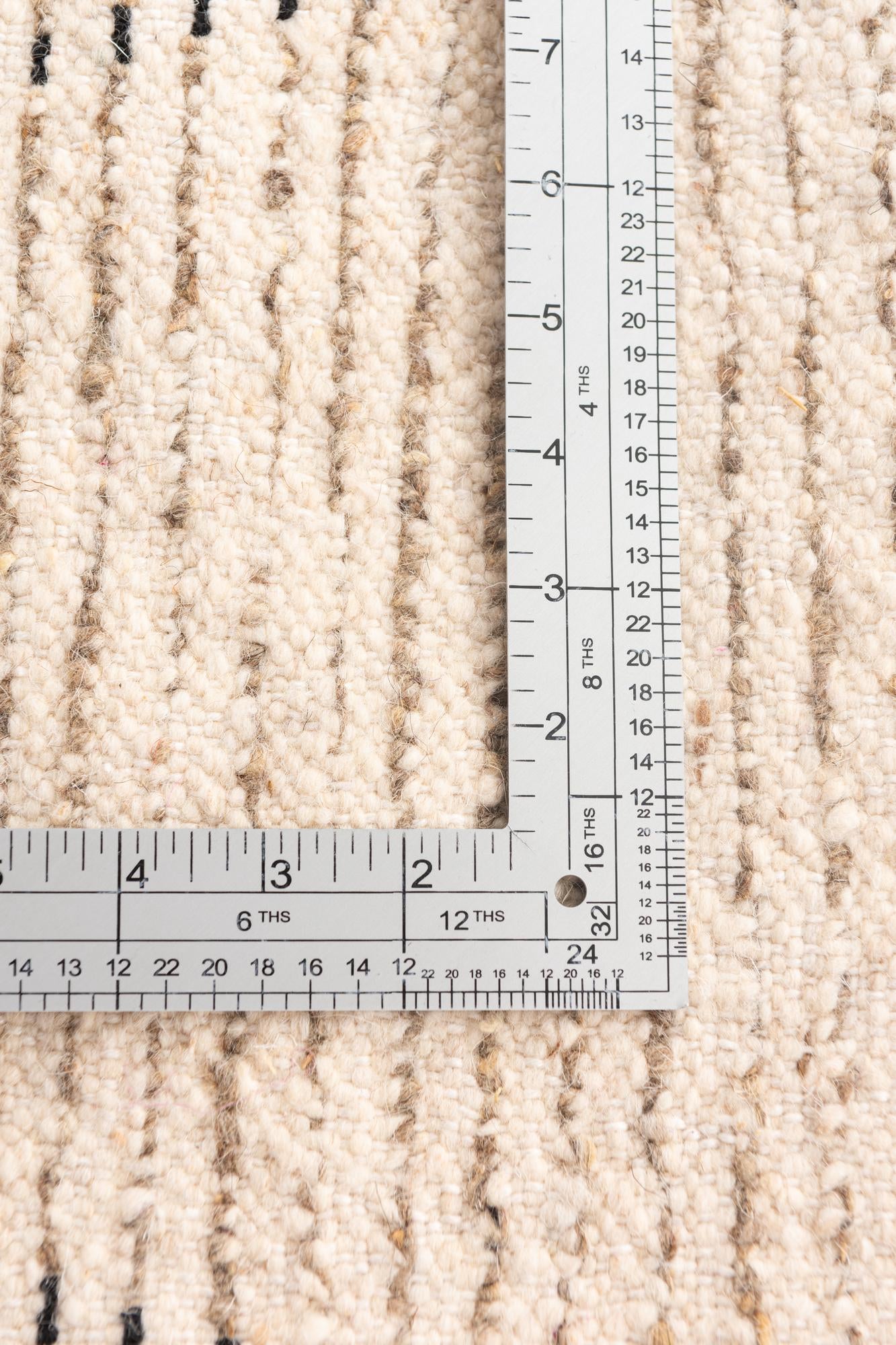 5' 3 x 6' 7 Hand Knotted Moroccan Wool Rug