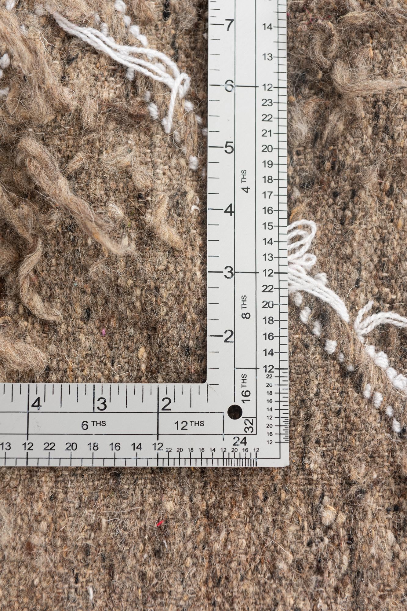 4' 9 x 7' 10 Hand Knotted Moroccan Wool Rug