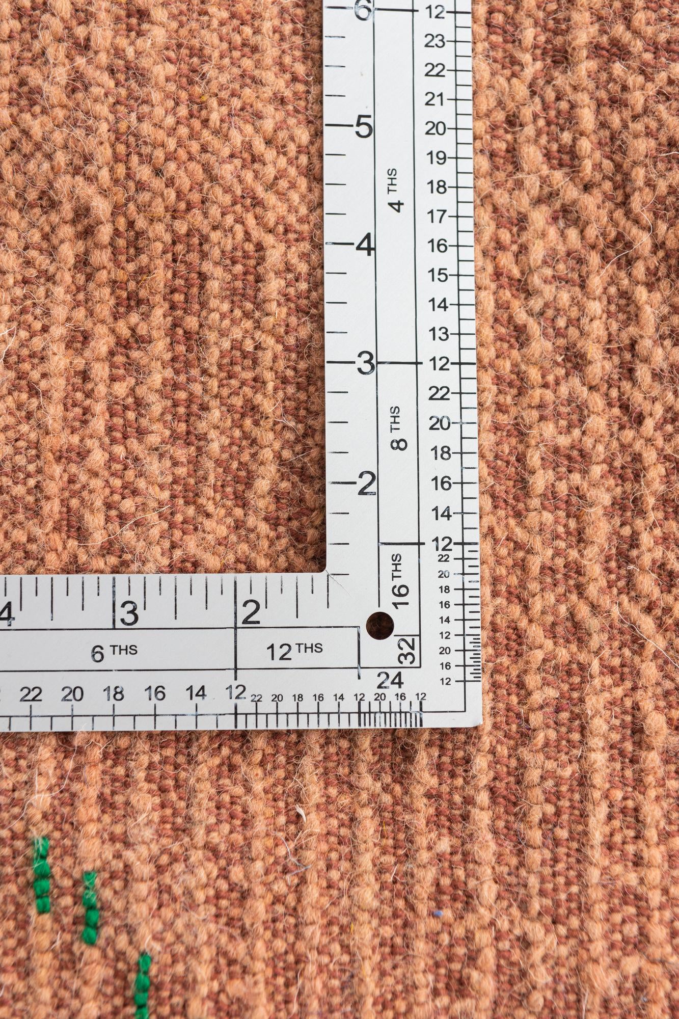6' 10 x 9' 7 Hand Knotted Moroccan Wool Rug