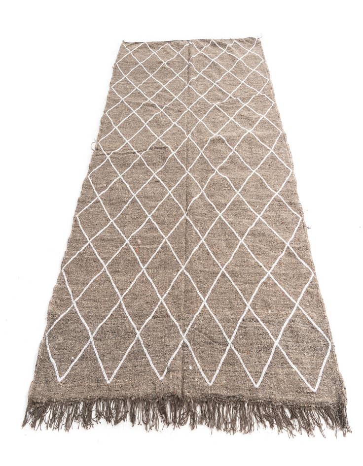 Detail image of 5' x 7' 8  Hand Knotted Moroccan Wool Rug