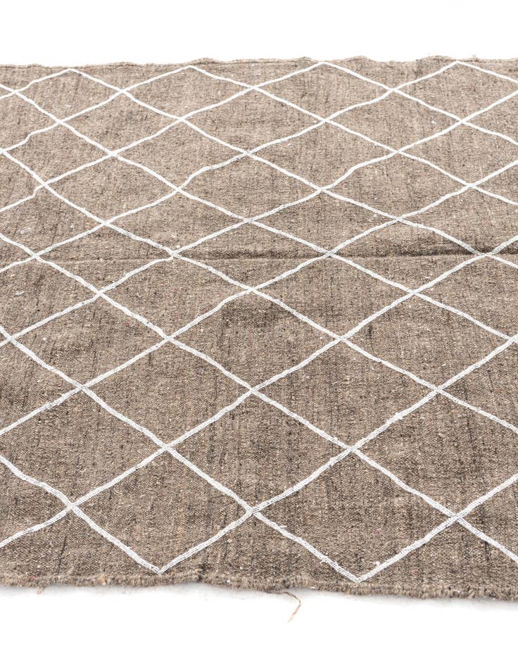 Detail image of 5' x 7' 8  Hand Knotted Moroccan Wool Rug