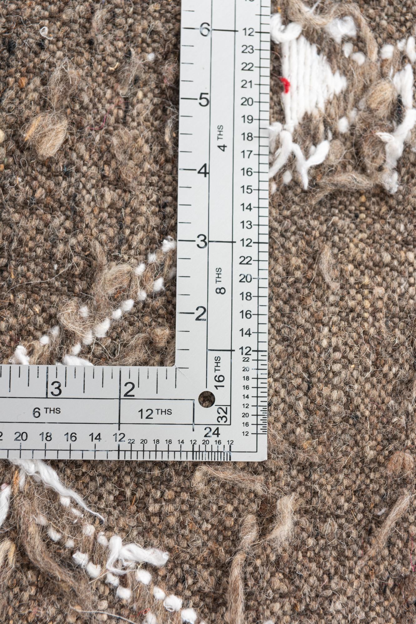 5' x 7' 8 Hand Knotted Moroccan Wool Rug