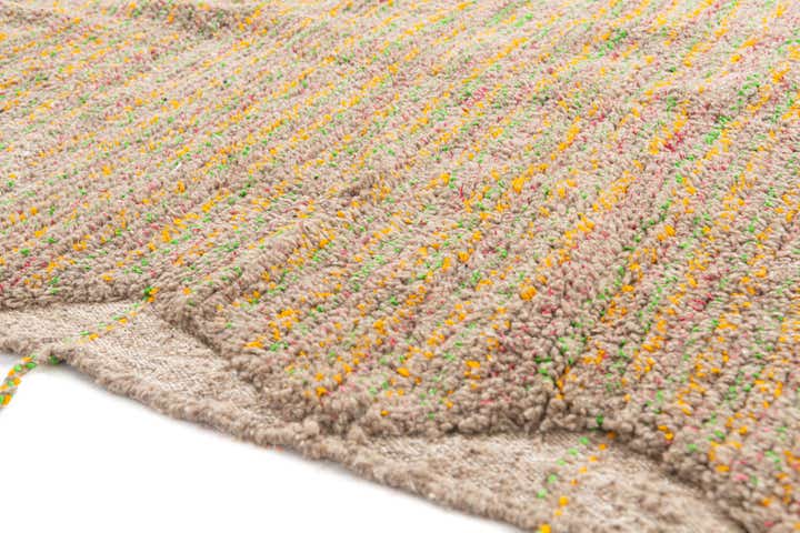 4' 4 x 6' 2 Hand Knotted Moroccan Wool Rug