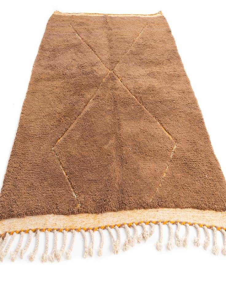 Detail image of 5' 10 x 7' 8 Hand Knotted Moroccan Wool Rug