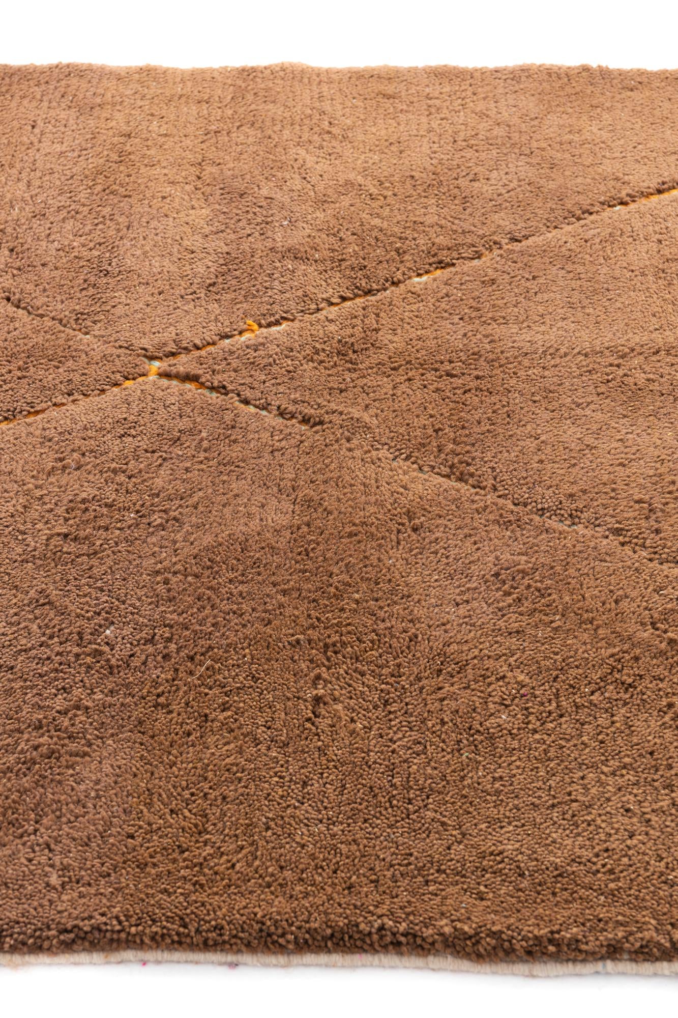 5' 10 x 7' 8 Hand Knotted Moroccan Wool Rug