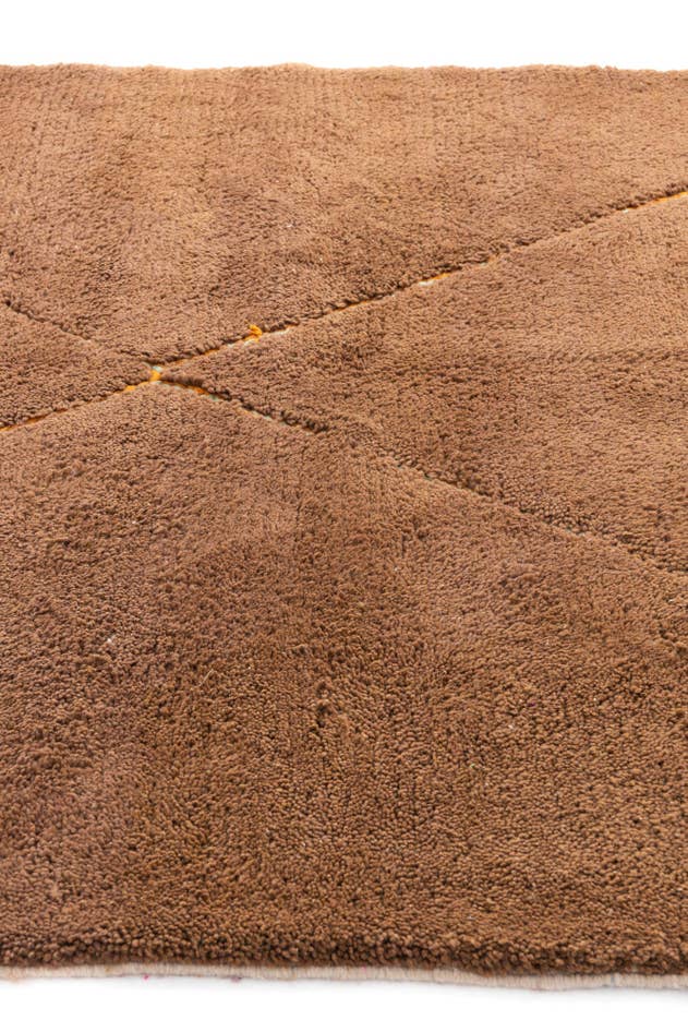 Detail image of 5' 10 x 7' 8 Hand Knotted Moroccan Wool Rug