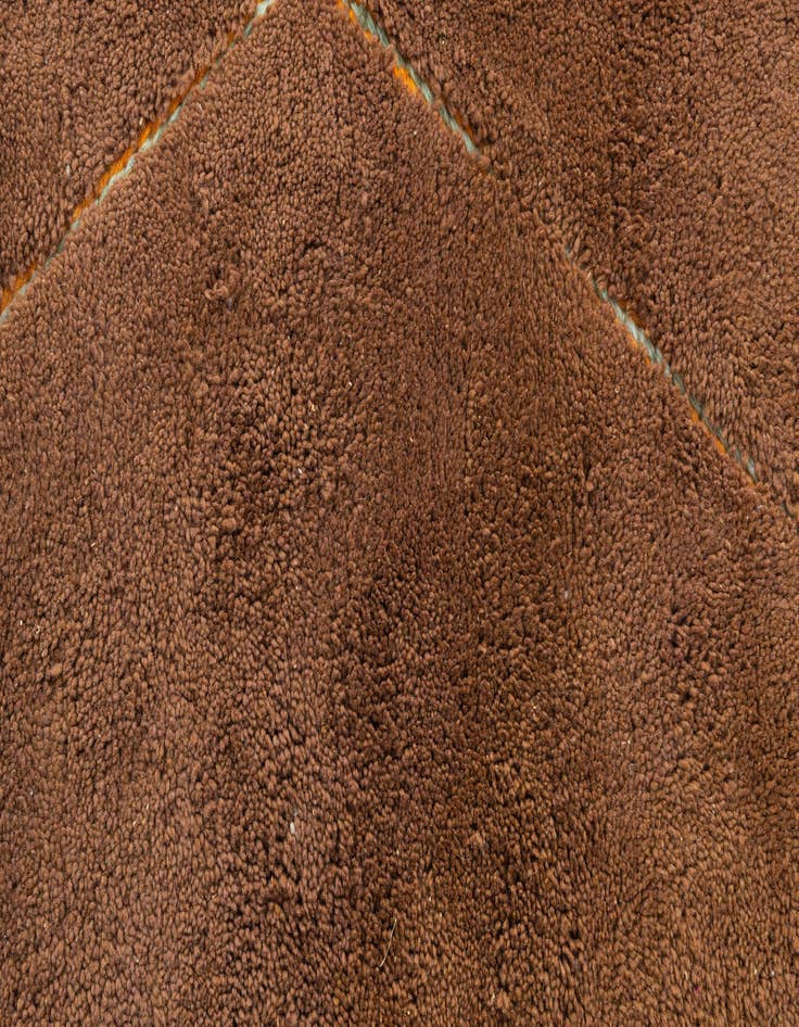 Detail image of 5' 10 x 7' 8 Hand Knotted Moroccan Wool Rug