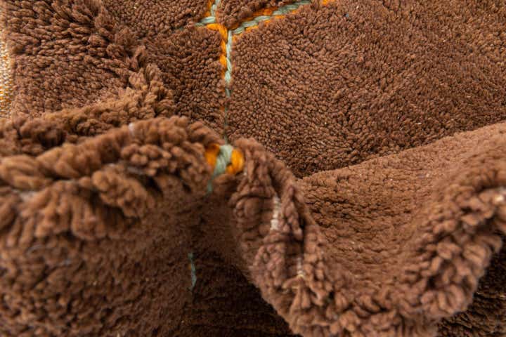 5' 10 x 7' 8 Hand Knotted Moroccan Wool Rug