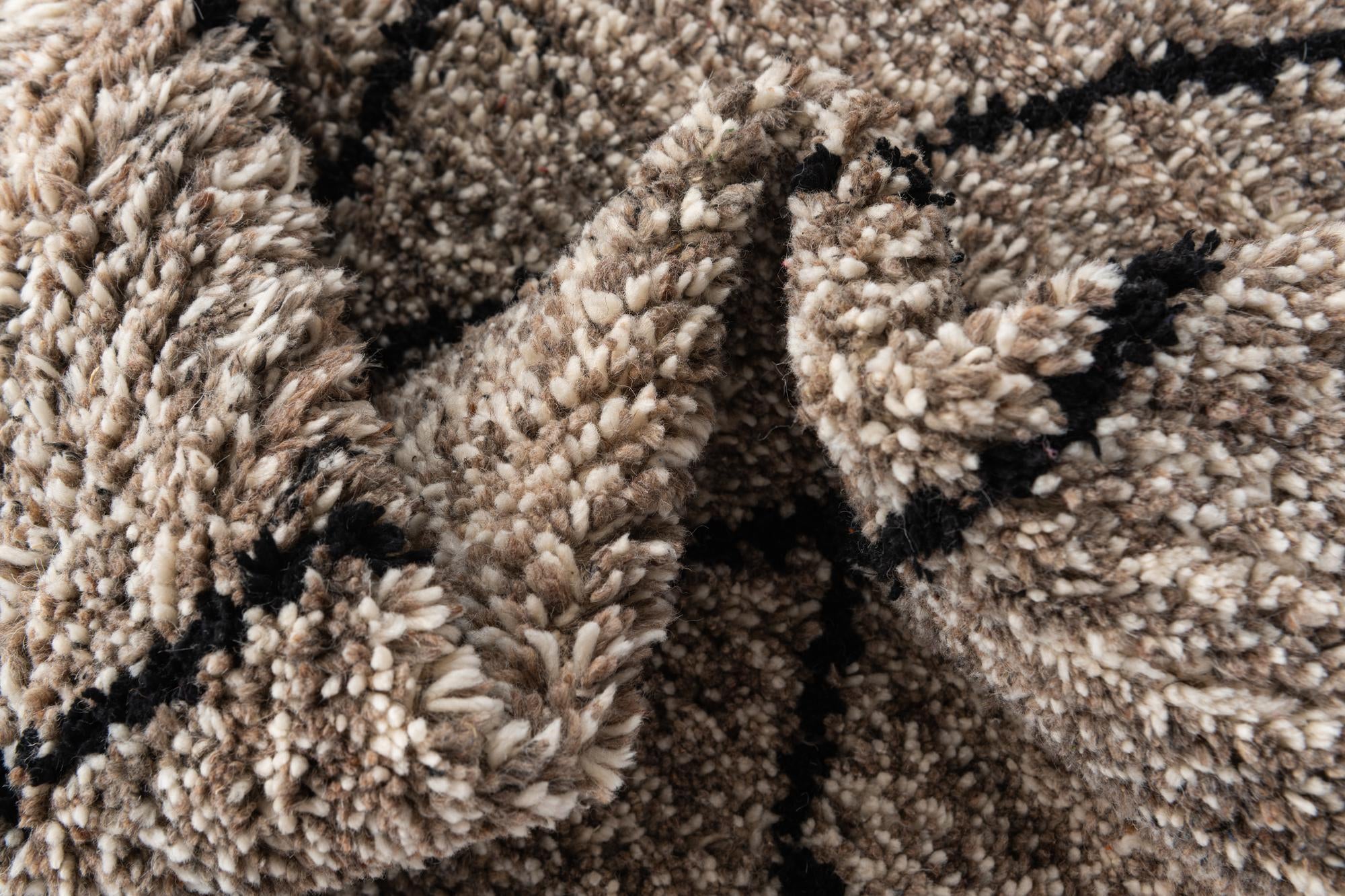 6' 10 x 10' Hand Knotted Moroccan Wool Rug