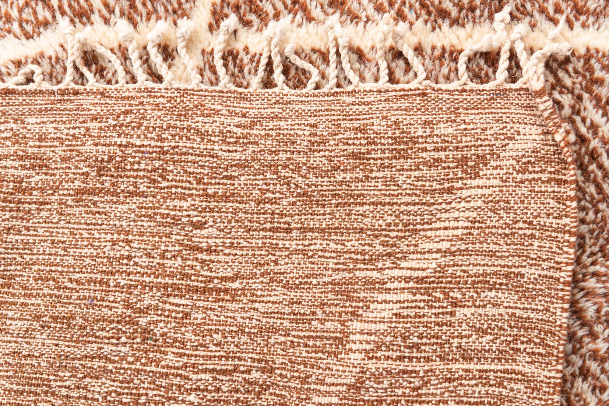 6' 6 x 10' Hand Knotted Moroccan Wool Rug