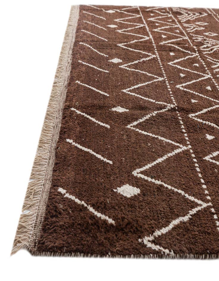 Detail image of 8' 3 x 10' 10  Hand Knotted Moroccan Wool Rug