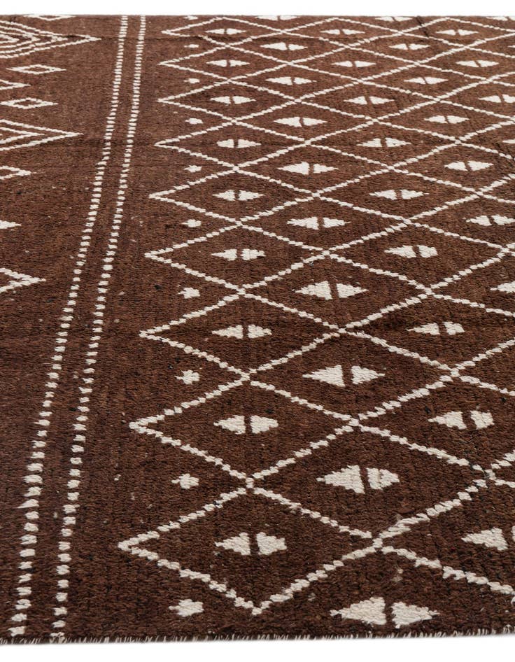 Detail image of 8' 3 x 10' 10  Hand Knotted Moroccan Wool Rug