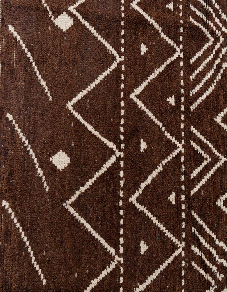 Detail image of 8' 3 x 10' 10  Hand Knotted Moroccan Wool Rug