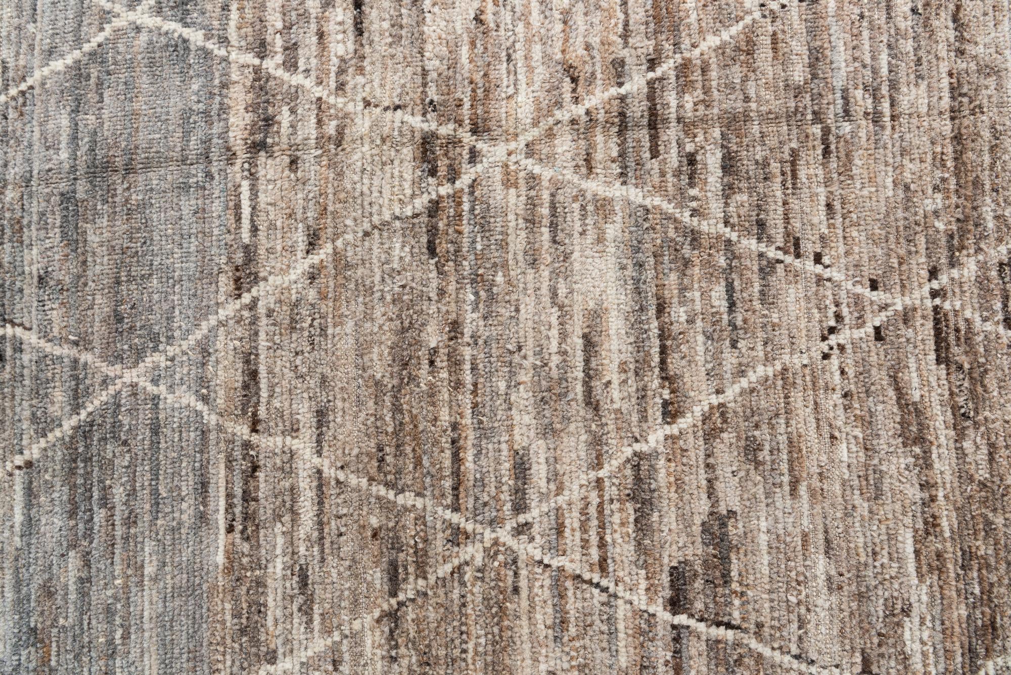 8' 4 x 9' 5 Hand Knotted Moroccan Wool Rug