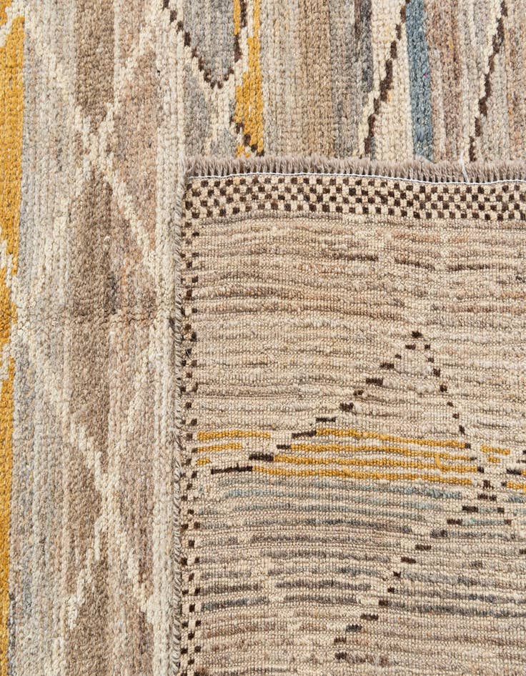 Detail image of 8' 8 x 12' 1  Hand Knotted Moroccan Wool Rug