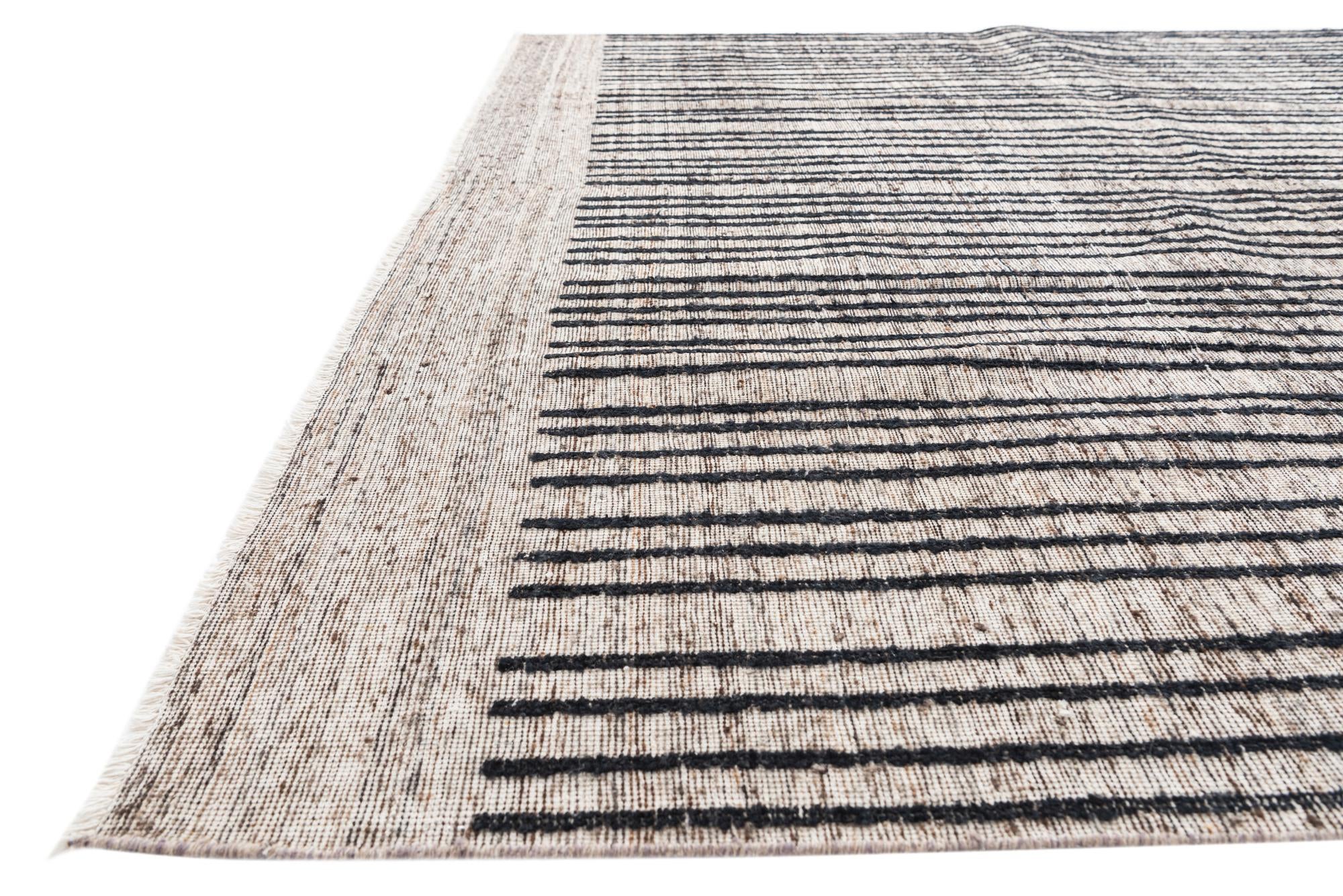 265cm x 370cm Hand Knotted Moroccan Wool Rug