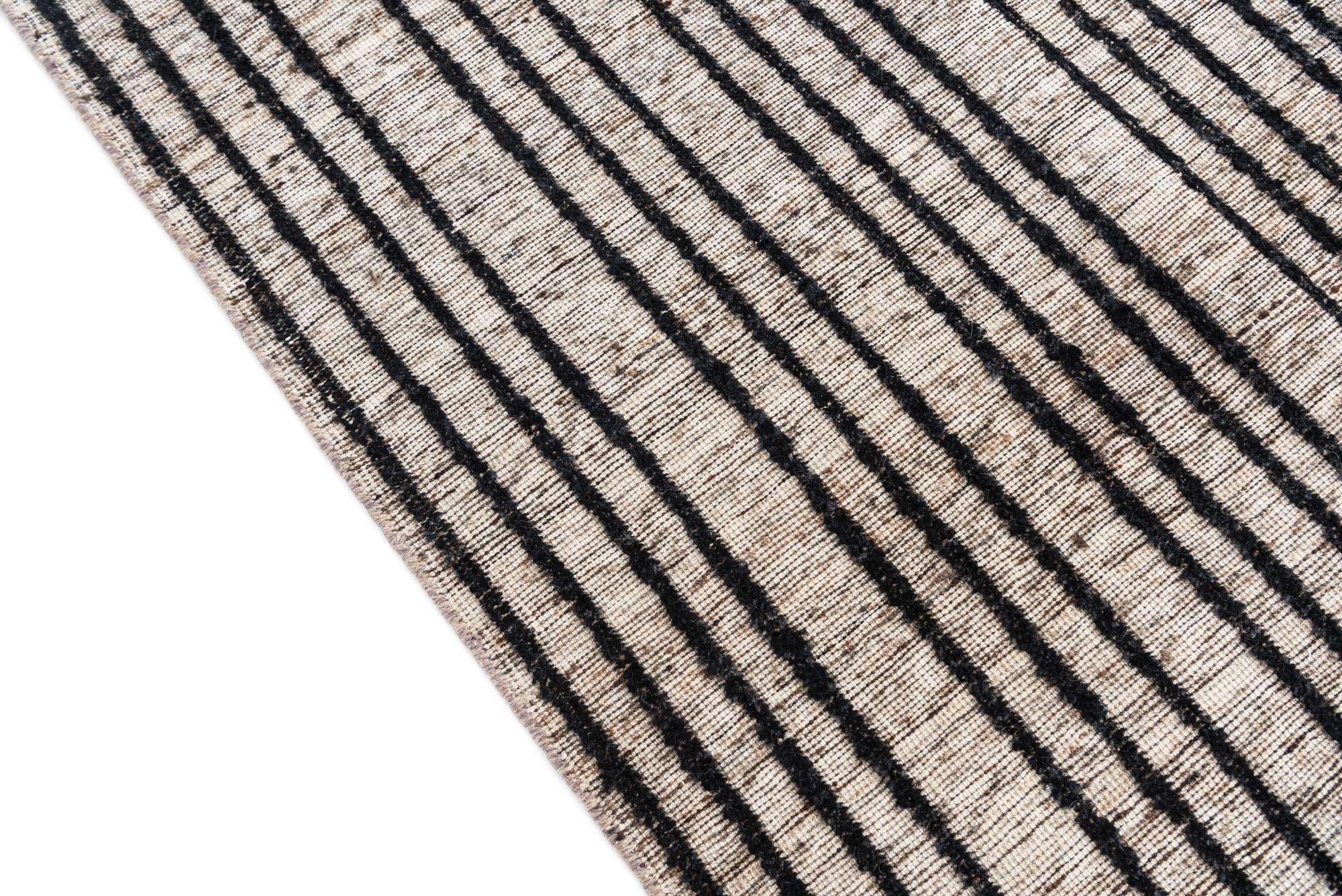 265cm x 370cm Hand Knotted Moroccan Wool Rug