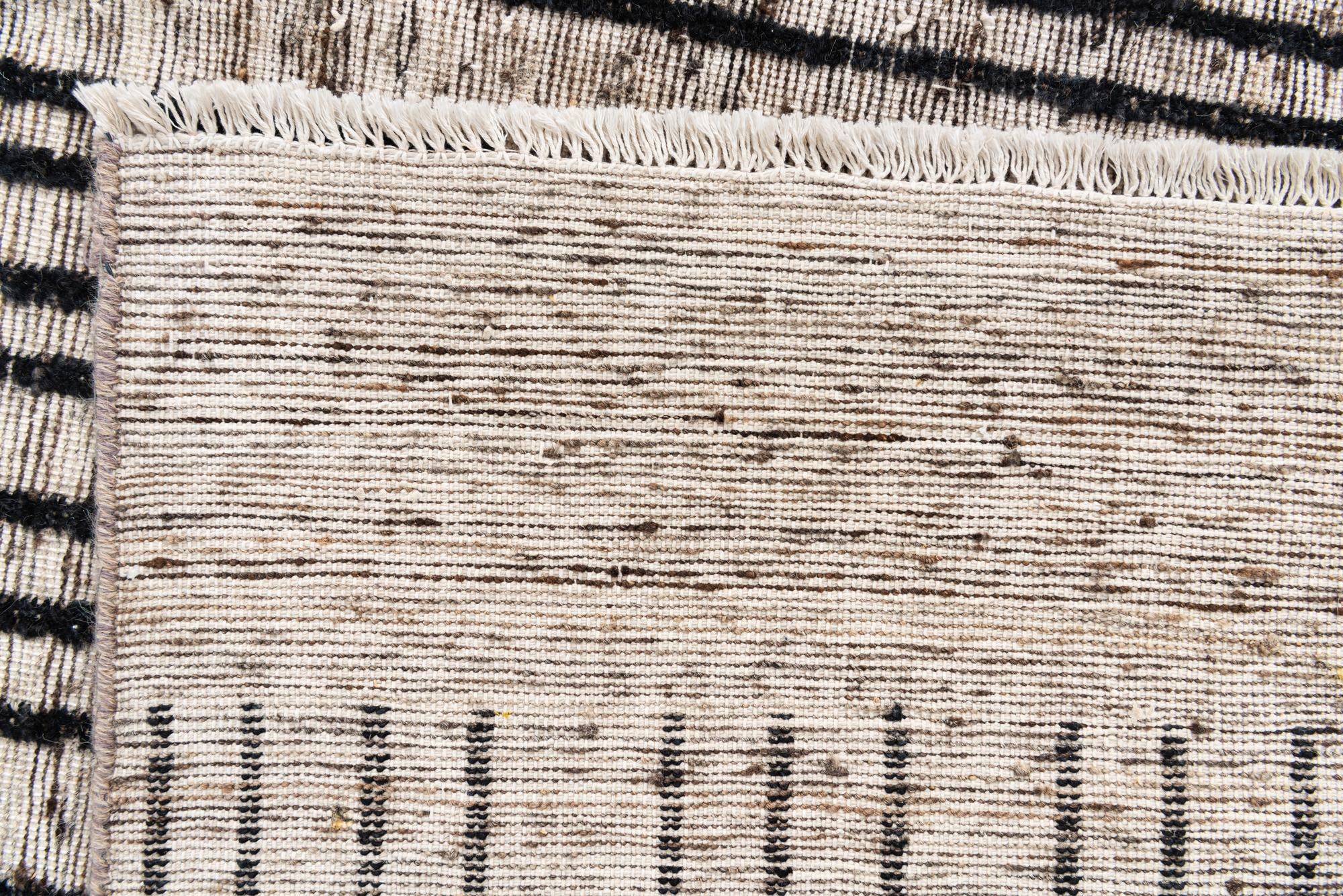 265cm x 370cm Hand Knotted Moroccan Wool Rug