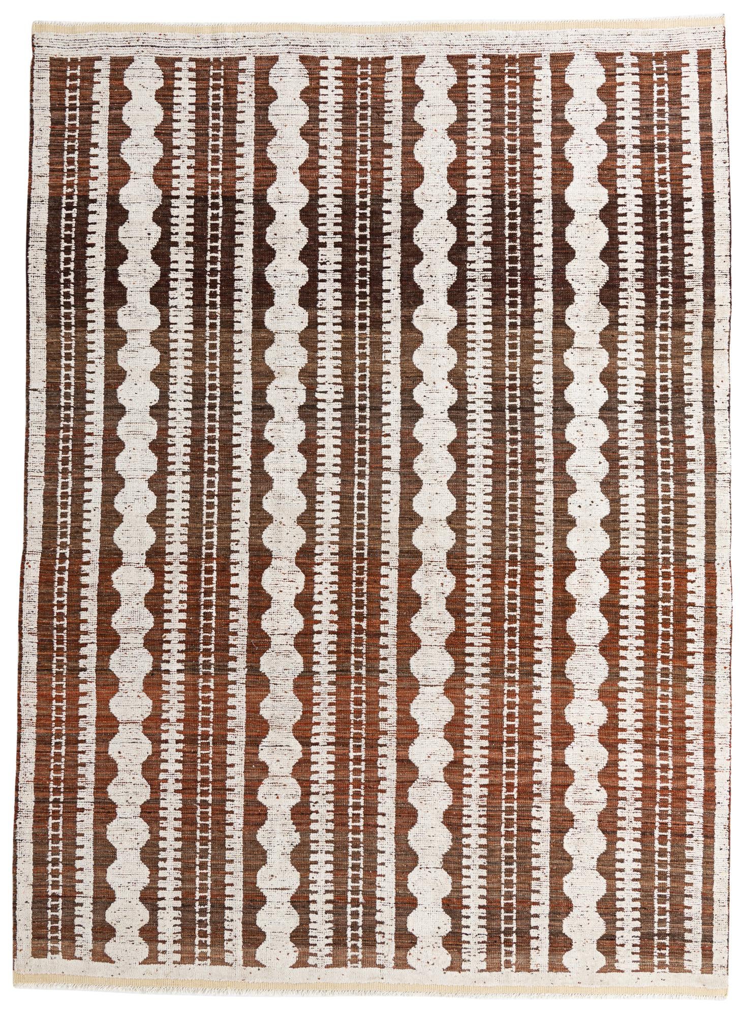8' x 11' Hand Knotted Moroccan Wool Rug