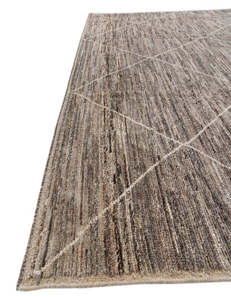 Detail image of 8' 7 x 10' 1  Hand Knotted Moroccan Wool Rug