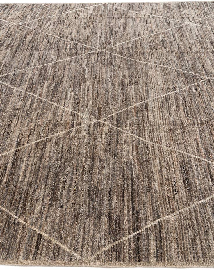 Detail image of 8' 7 x 10' 1  Hand Knotted Moroccan Wool Rug