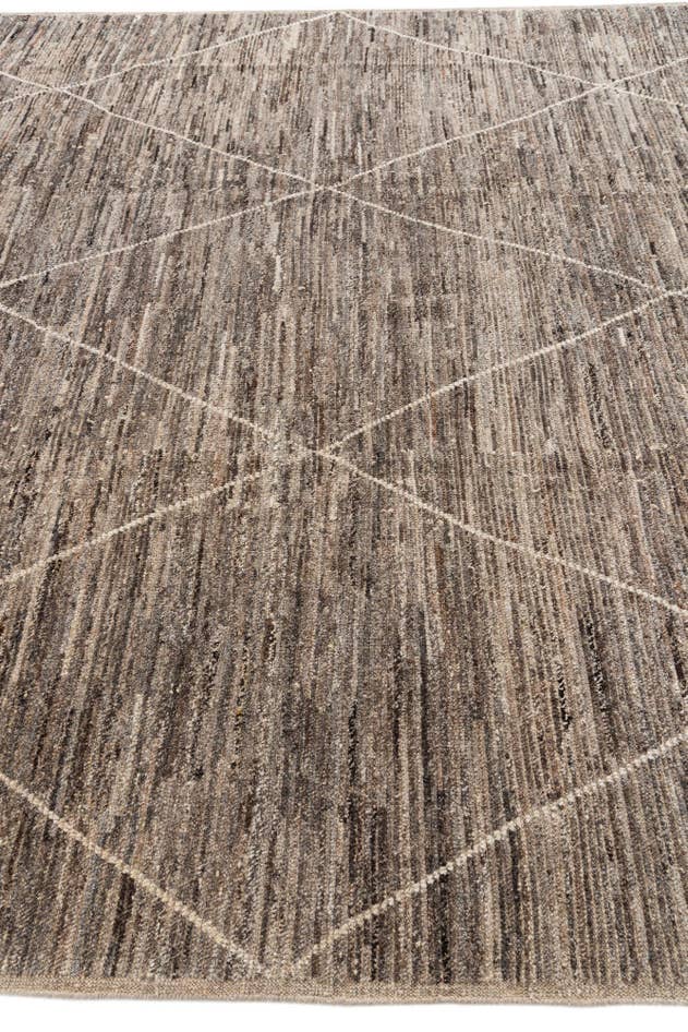 Detail image of 8' 7 x 10' 1 Hand Knotted Moroccan Wool Rug