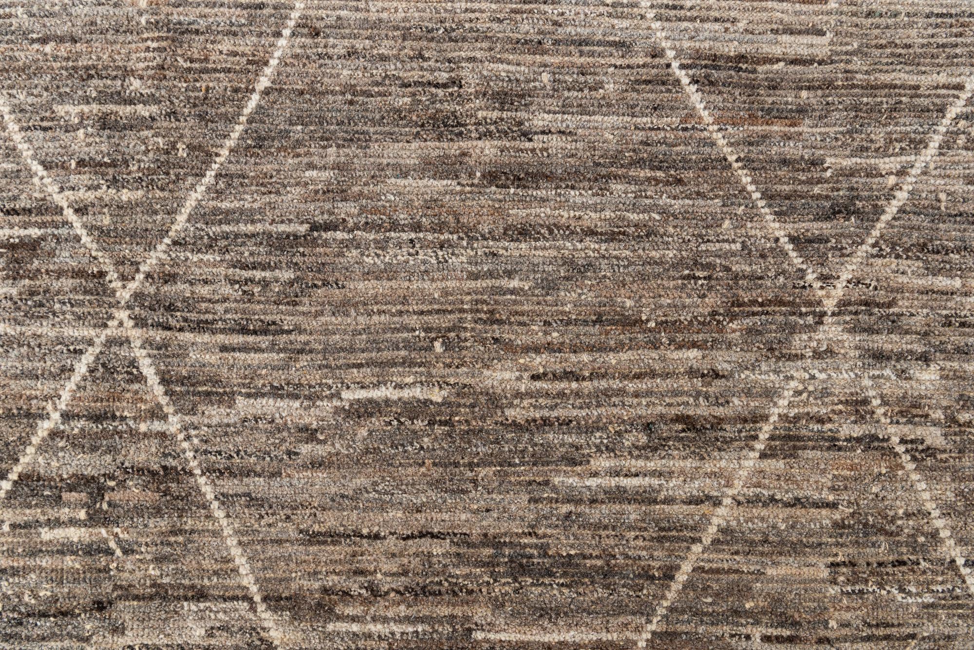 8' 7 x 10' 1 Hand Knotted Moroccan Wool Rug