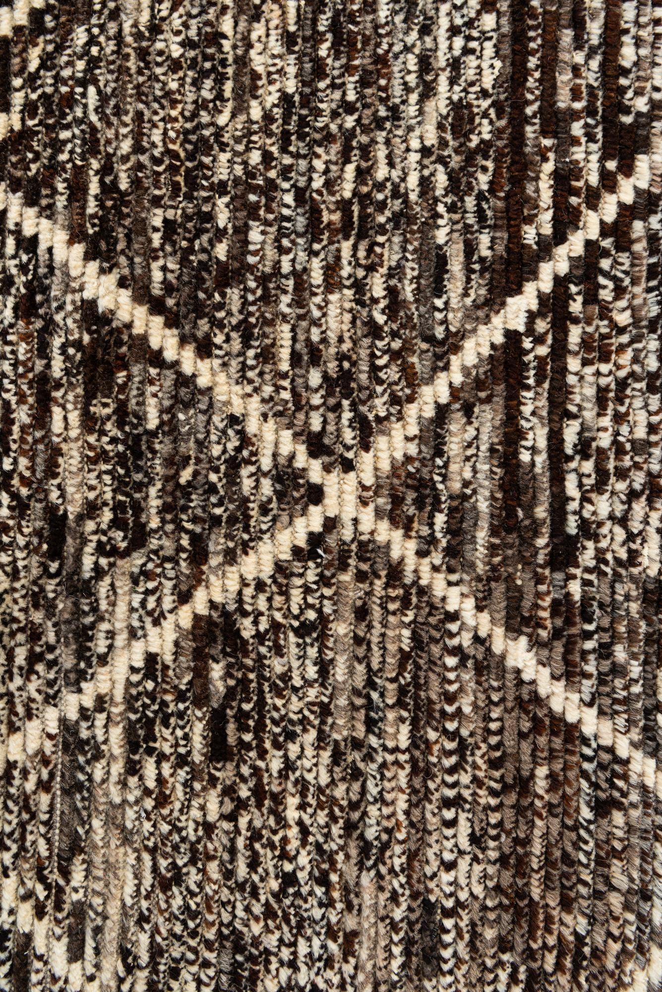 5' 6 x 8' Hand Knotted Moroccan Wool Rug