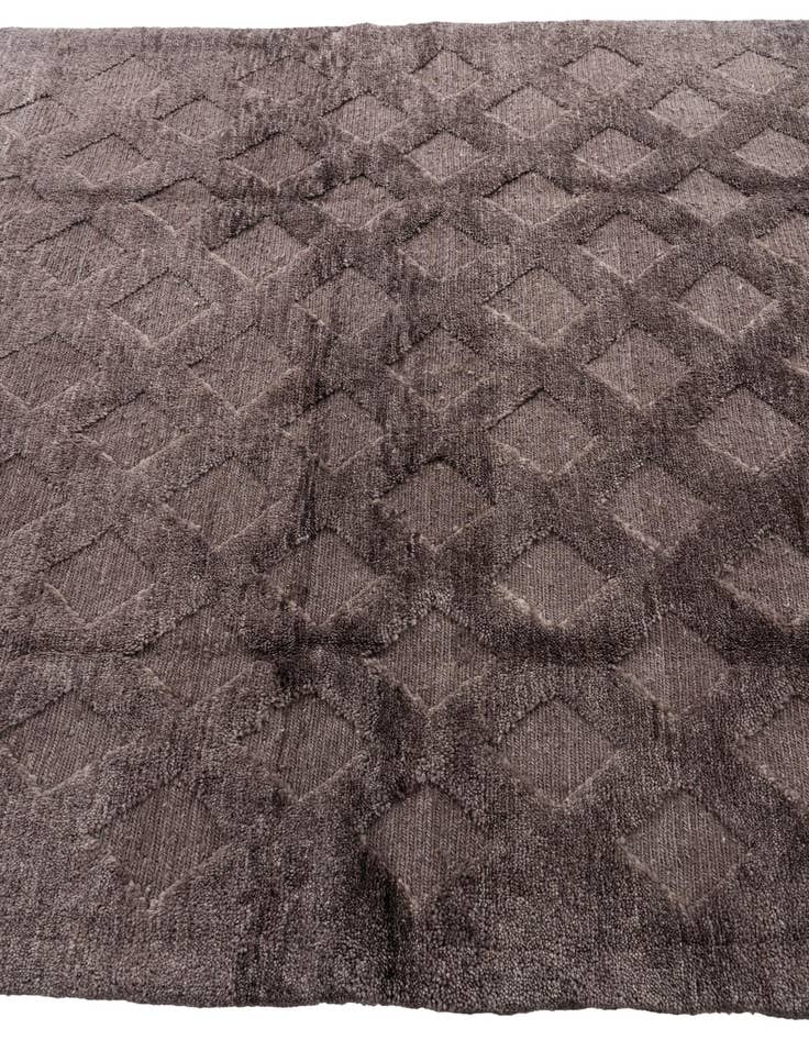 Detail image of 5' 9 x 8'  Hand Knotted Moroccan Wool Rug