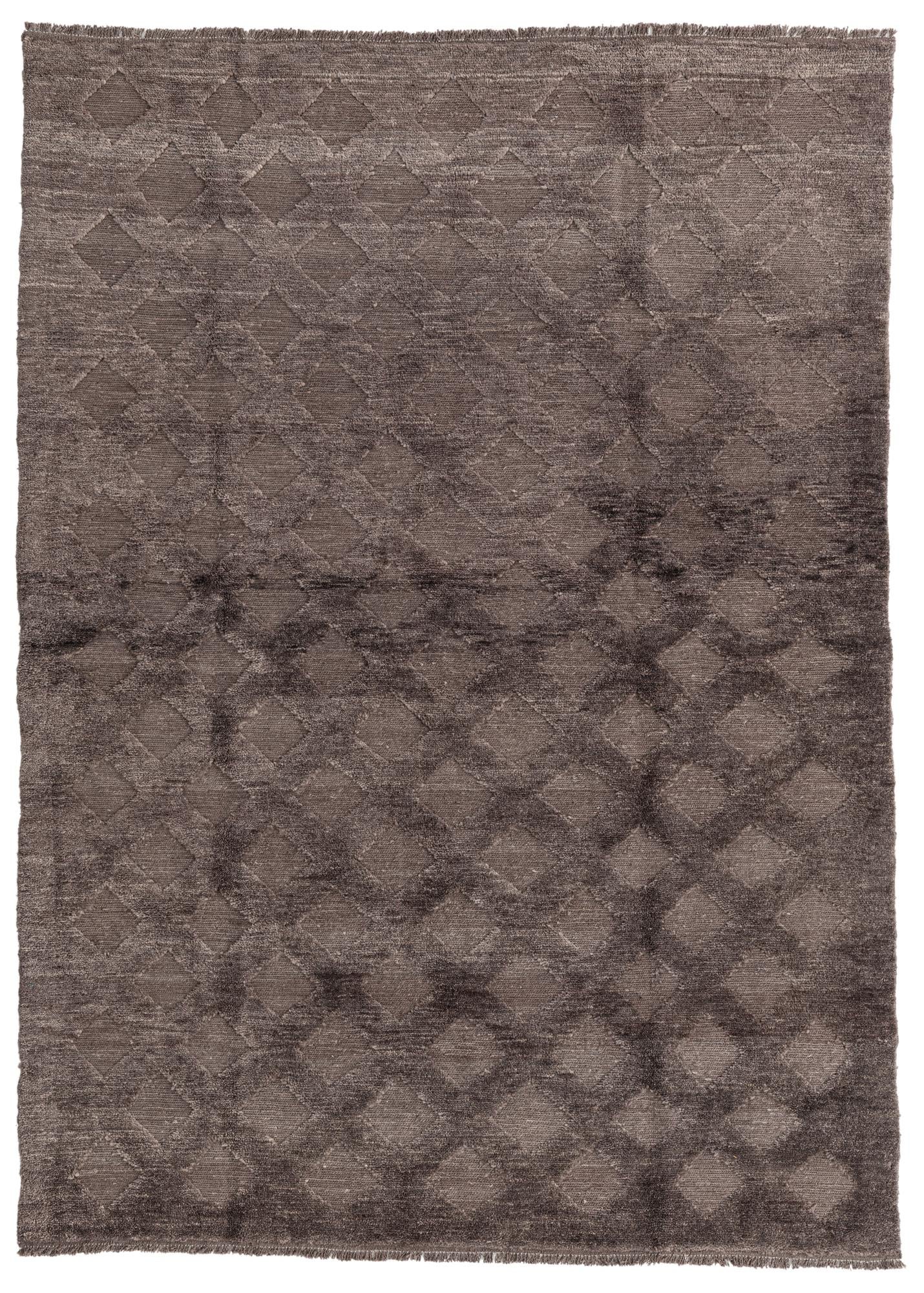 5' 9 x 8' Hand Knotted Moroccan Wool Rug