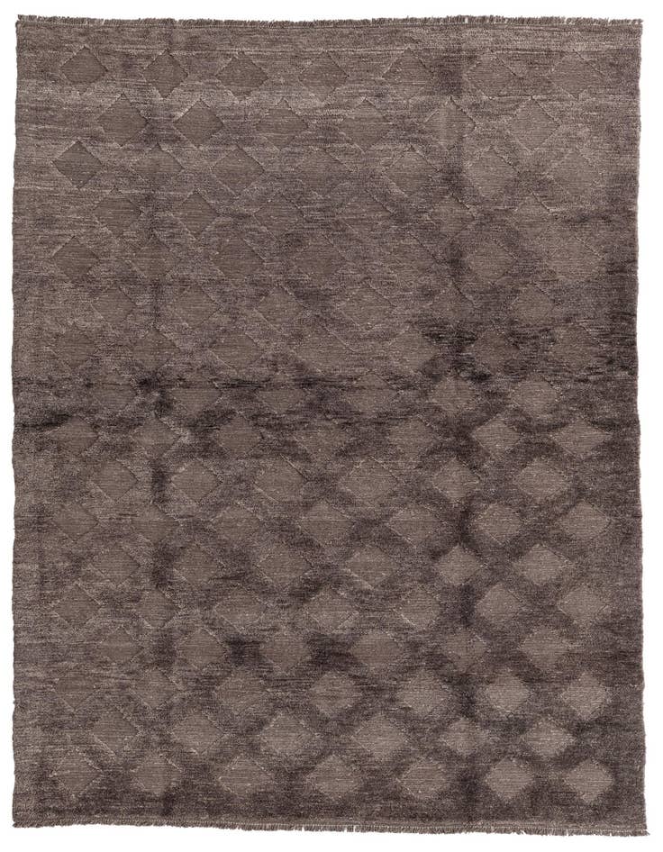 Detail image of 5' 9 x 8' Hand Knotted Moroccan Wool Rug