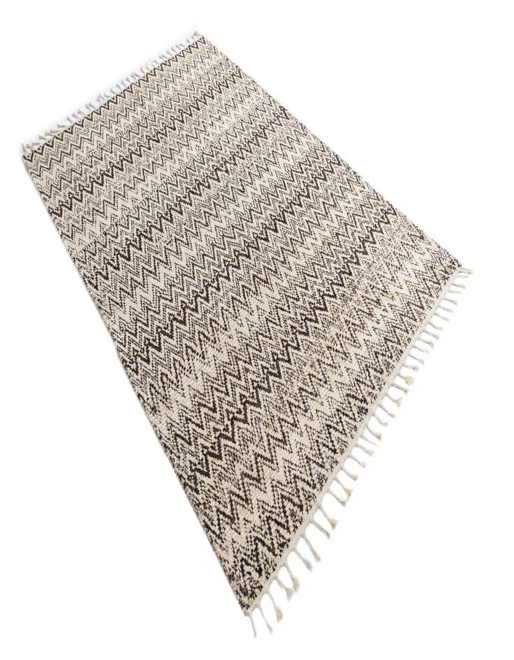 Detail image of 5' 3 x 8' 1  Hand Knotted Moroccan Wool Rug