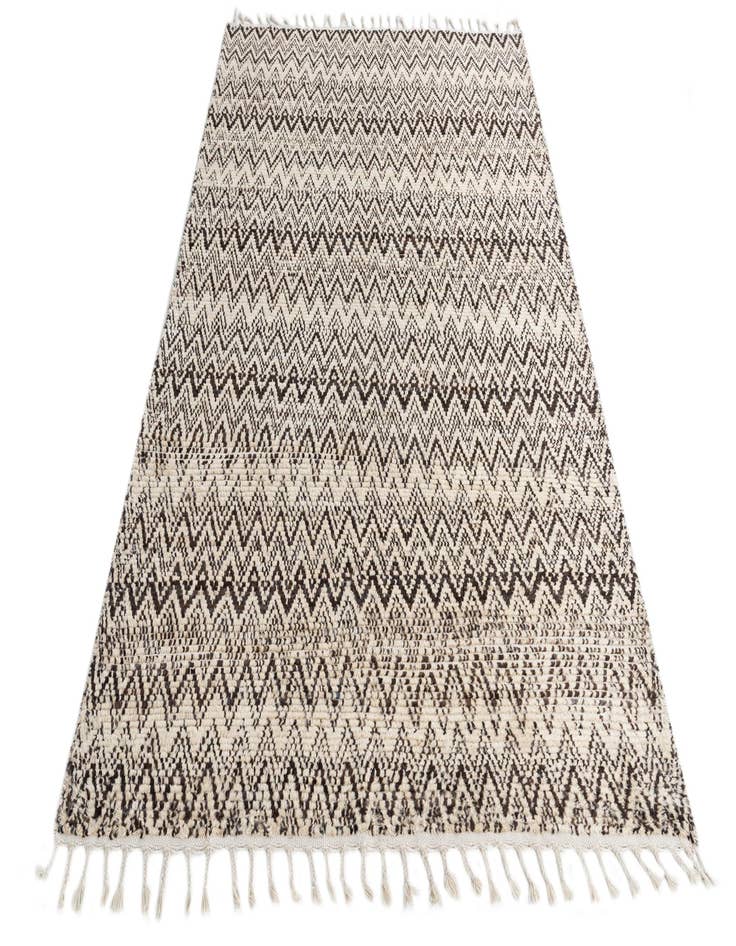 Detail image of 5' 3 x 8' 1  Hand Knotted Moroccan Wool Rug