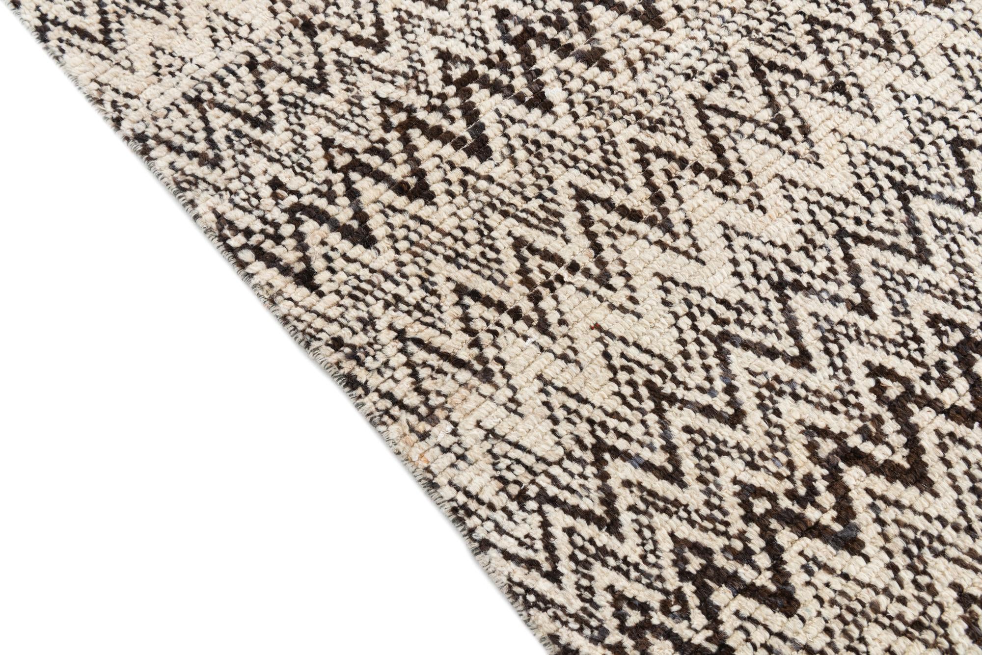 5' 3 x 8' 1 Hand Knotted Moroccan Wool Rug