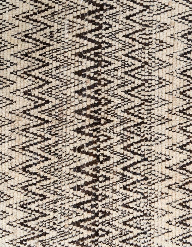Detail image of 5' 3 x 8' 1  Hand Knotted Moroccan Wool Rug