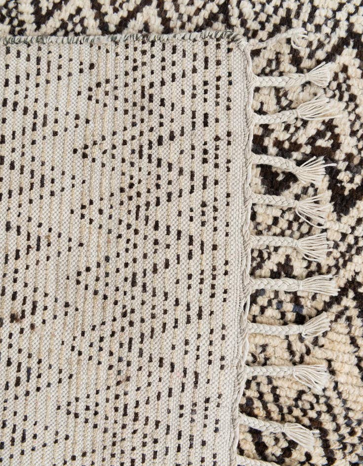 Detail image of 5' 3 x 8' 1  Hand Knotted Moroccan Wool Rug
