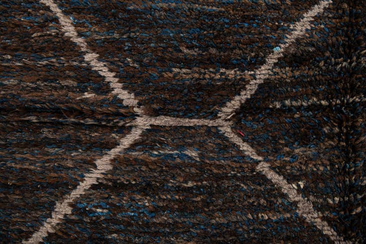 Detail image of 8' 1 x 10' Hand Knotted Moroccan Wool Rug