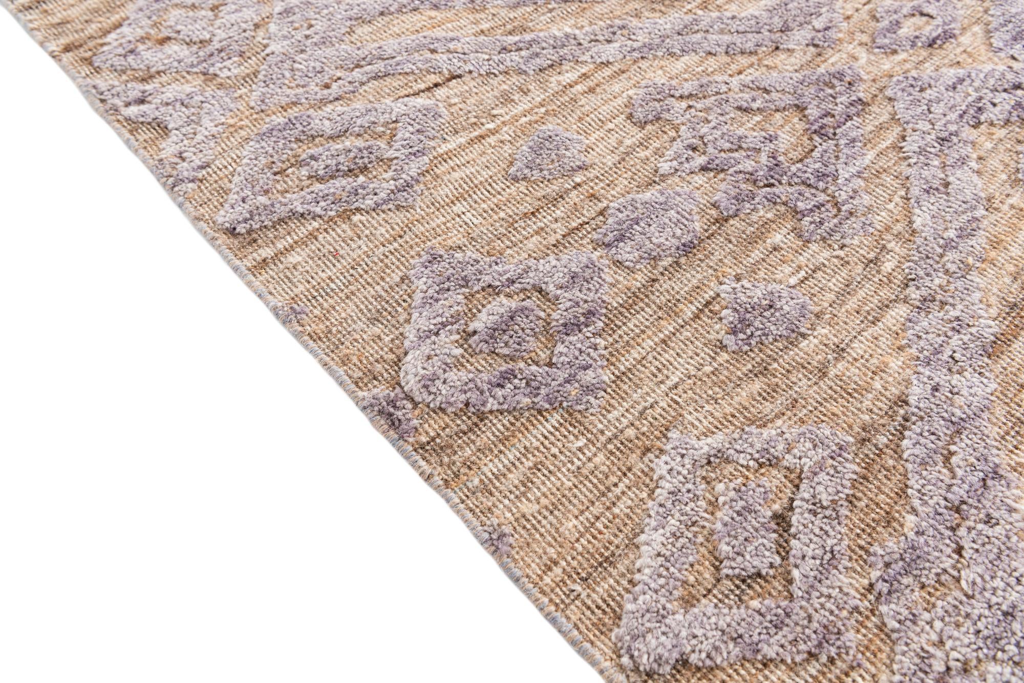 8' 3 x 10' 4 Hand Knotted Moroccan Wool Rug