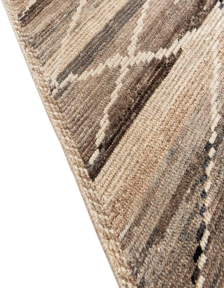 Detail image of 8' 10 x 12' 2  Hand Knotted Moroccan Wool Rug