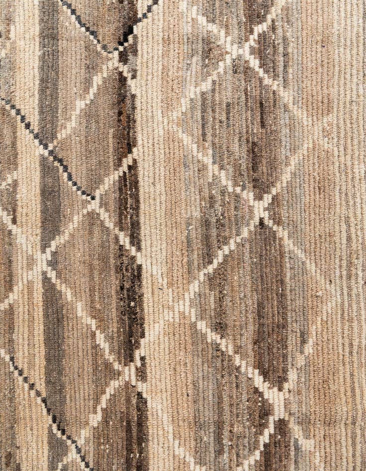 Detail image of 8' 10 x 12' 2  Hand Knotted Moroccan Wool Rug