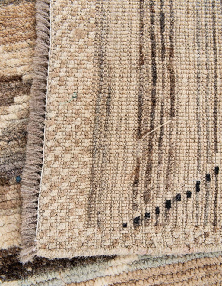 Detail image of 8' 10 x 12' 2  Hand Knotted Moroccan Wool Rug
