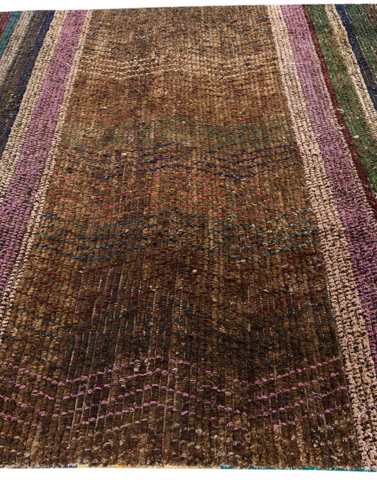 Detail image of 7' 9 x 9' 9  Hand Knotted Moroccan Wool Rug