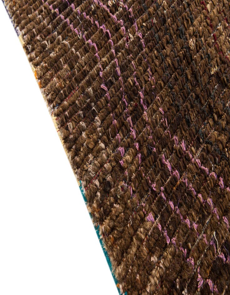 Detail image of 7' 9 x 9' 9  Hand Knotted Moroccan Wool Rug