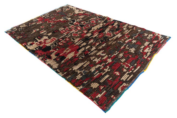 Detail image of 5' x 7' 9 Hand Knotted Moroccan Wool Rug